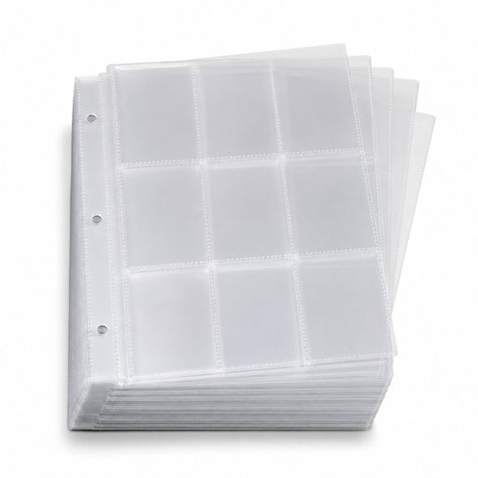 Ring Binder Card Pages 50 Pack