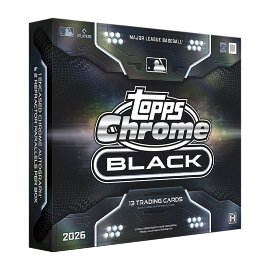 2026 Topps Chrome Black Baseball Hobby Box